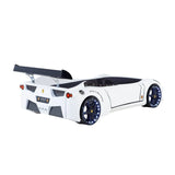 SPYDER Twin Race Car Bed with LED Lights & Sound FX uscarbed