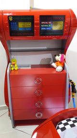 Gas Pump Kids Dresser Red uscarbed
