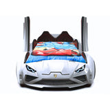 Nitro RX Twin Race Car Bed with LED & Sound FX