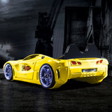 GTM Twin Race Car Bed with LED Lights & Sound FX