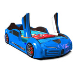 Speedy Max Race Car Bed -Blue
