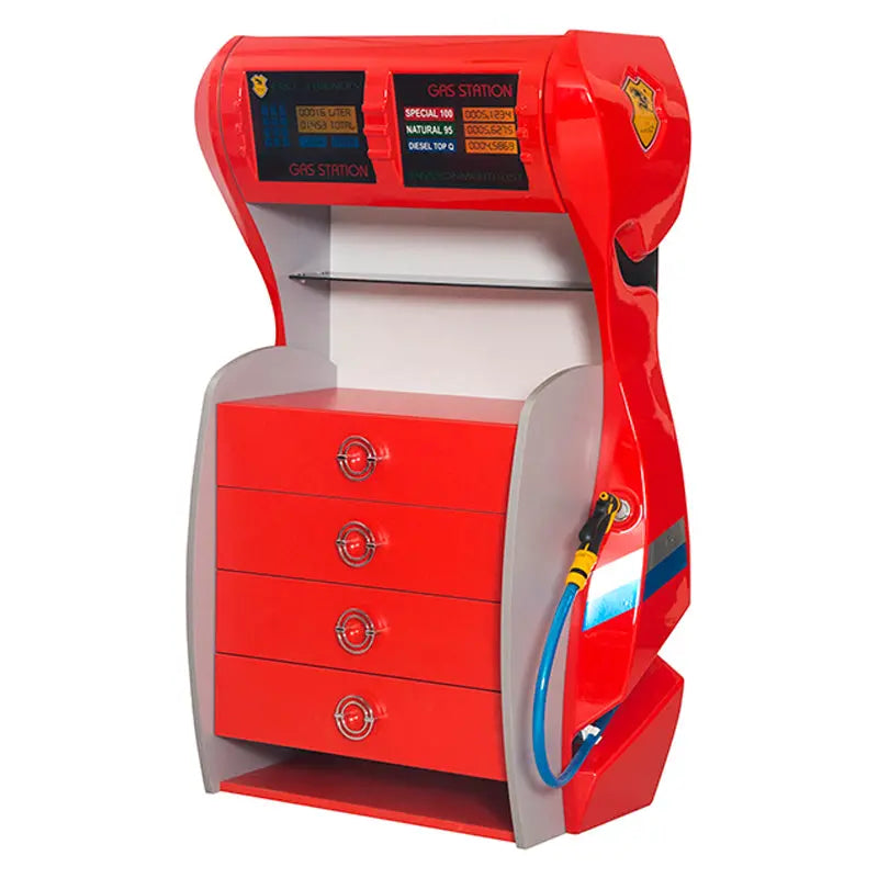 Accursia 4 Drawer Chest Zoomie Kids Color: Red Accursia 4 Drawer Chest Zoomie Kids Color: Red
