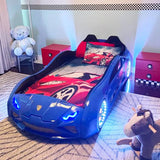 Nitro RX Twin Race Car Bed with LED & Sound FX - US Car Bed