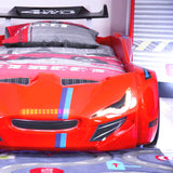 MVN1 FULLTIME Race Car Bed with LED Lights & Sound FX