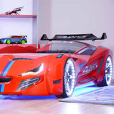 MVN1 FULLTIME Race Car Bed with LED Lights & Sound FX