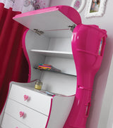 Kids Bedroom Dresser Pink