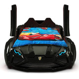 Nitro RX Twin Race Car Bed with LED & Sound FX uscarbed