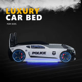 Police Champion Race Car Bed (should lean back seat) car beds