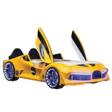 AERO EXTREME Twin Race Car Bed with LED Lights & Sound FX, FREE Mattress Included uscarbed