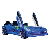 AERO EXTREME Twin Race Car Bed with LED Lights & Sound FX, FREE Mattress Included uscarbed