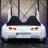 AERO EXTREME Twin Race Car Bed with LED Lights & Sound FX, FREE Mattress Included uscarbed