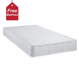 AERO EXTREME Twin Race Car Bed with LED Lights & Sound FX, FREE Mattress Included uscarbed