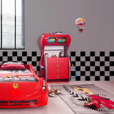 Gas Pump Kids Dresser Red uscarbed