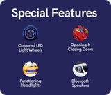 AERO EXTREME Twin Race Car Bed with LED Lights & Sound FX, FREE Mattress Included uscarbed