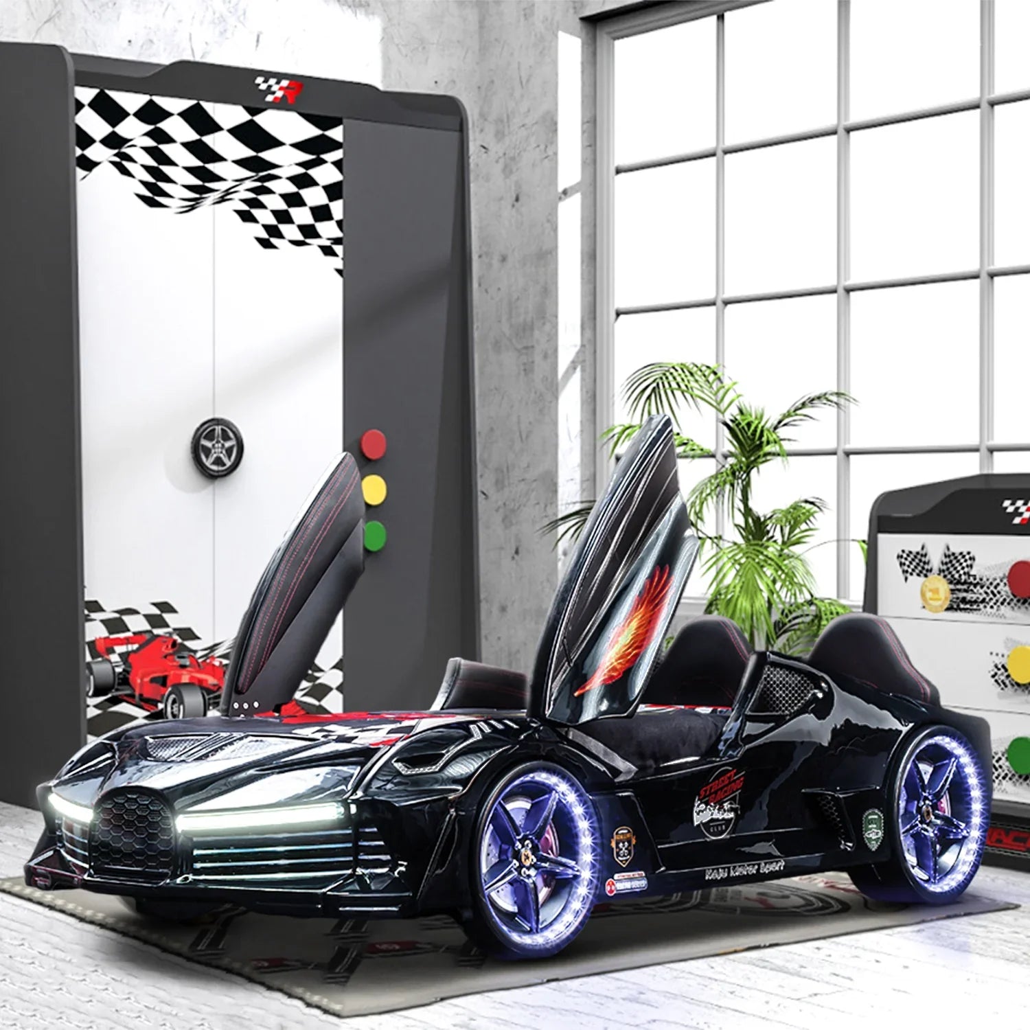 High Quality Super Class Race Car Beds For Kids | US Car Bed