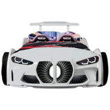 GTX Twin Race Car Bed with LED Lights & Sound FX