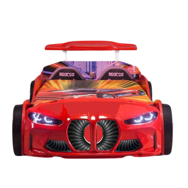GTX Twin Race Car Bed with LED Lights & Sound FX