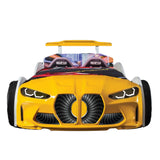 GTX Twin Race Car Bed with LED Lights & Sound FX
