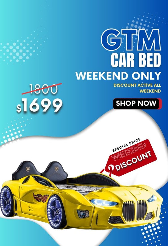 Car Bed, Race Car Bed, Kids Dresser US CAR BED, Toddler Car Bed