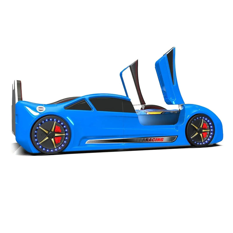 Speedy Max Race Car Bed -Blue