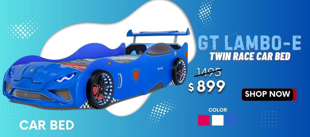 Car Bed, Race Car Bed, Kids Dresser US CAR BED, Toddler Car Bed