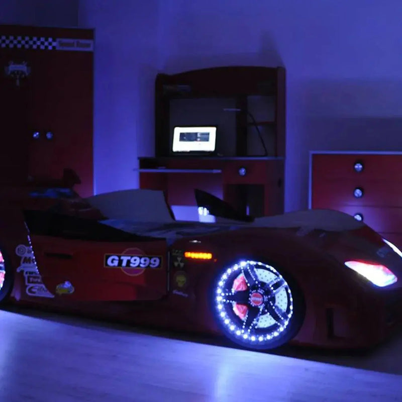 GT999 Race Car Bed with LED Lights & Sound FX uscarbed