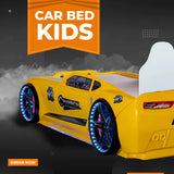 CHAMPION Twin Race Car Bed with LED Lights, Sound FX