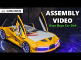Aero Race Car Bed with Free Mattress